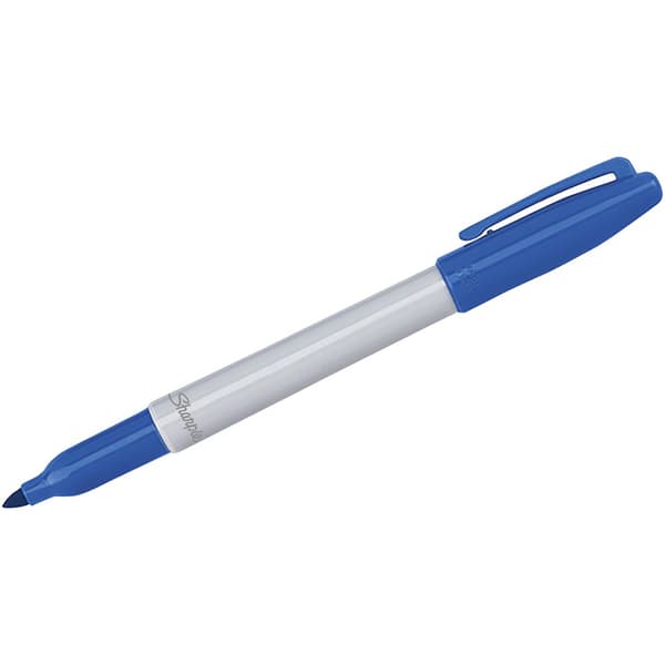 Sharpie Marker med fin spids Blue One Size