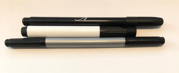 markers pennor till textiler 3 svarta