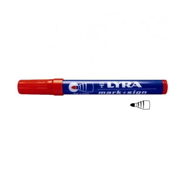 Kulspetsmarkör - LYRA - L4020099 - Vattentålig - Bläck torkar snabbt - Xylenfri