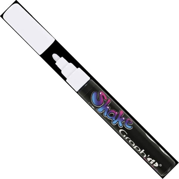 Krayon - Graph'it - Skaka - 4 mm - Opaque - Vit