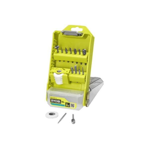 Ryobi gravör - RAR100K-16 - 16 st låda för snidning och gravering