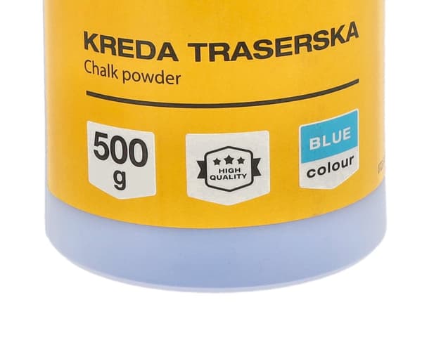 Kritfärg för märkningsrep, blå, 500g. Härdig målarkrita