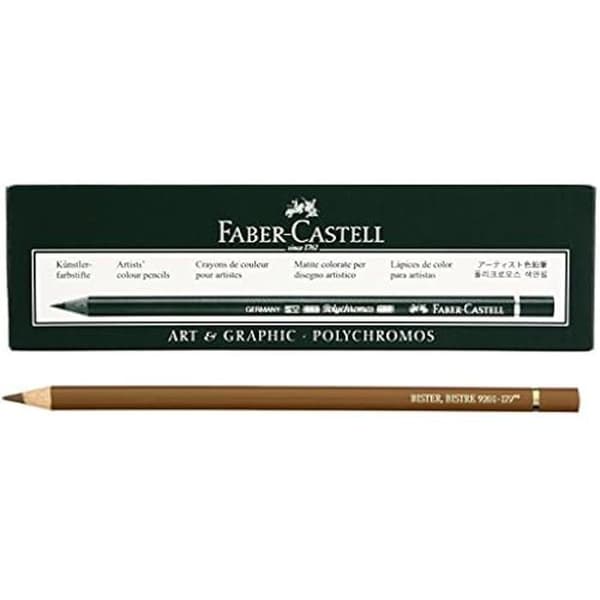 Polychromos bruna färgpennor - Faber-Castell - 6 enheter