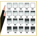 Miniatyrbild 2 av 2: Pennsats - KOH-I-NOOR - 1502/1 - Kvaliteter HB 10H - Bly 2,0-2,5 mm - Längd 175 mm
