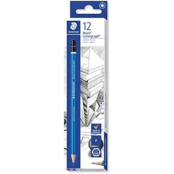 Staedtler Mars Lumograph 100-F Penna (förpackning med 12)