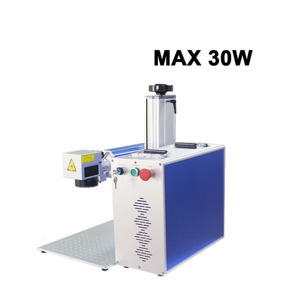30W 8000 mm/s fiberlasermärkningsmaskin för metall- och icke-metallgravering, hög precision, hög tillförlitlighet