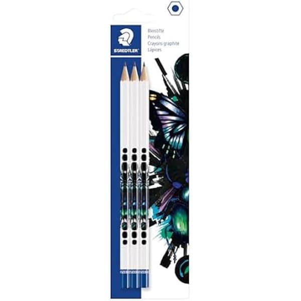 Färgpennor grafit hexagonala - STAEDTLER - Cool & Cute upplaga - HB - Certifierat FSC trä - Lätta att vässa