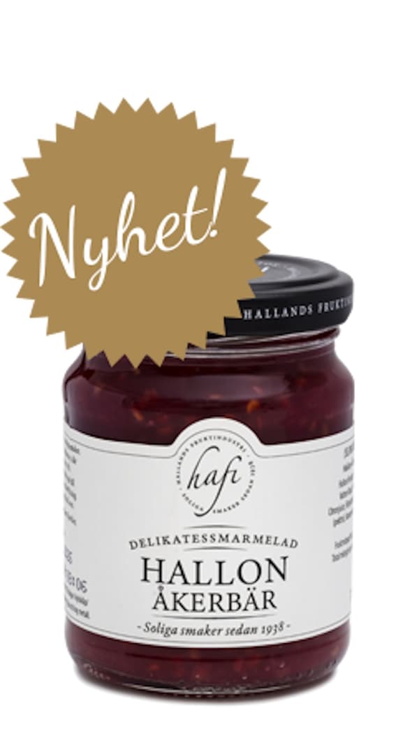 Marmelad Hallon/Åkerbär 140 gr
