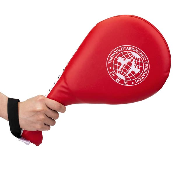 Taekwondo potkutyyny - kaksinkertainen potkutyyny kestävästä PU nahasta