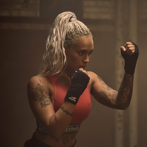 Reebok käsikääreet 250 cm mustat