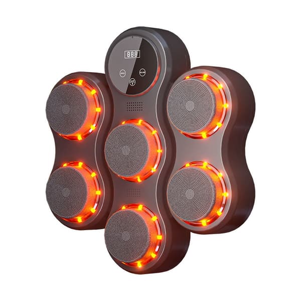 Interaktiv Boksemaskin med Bluetooth og Slagteller – Støtdempende Design