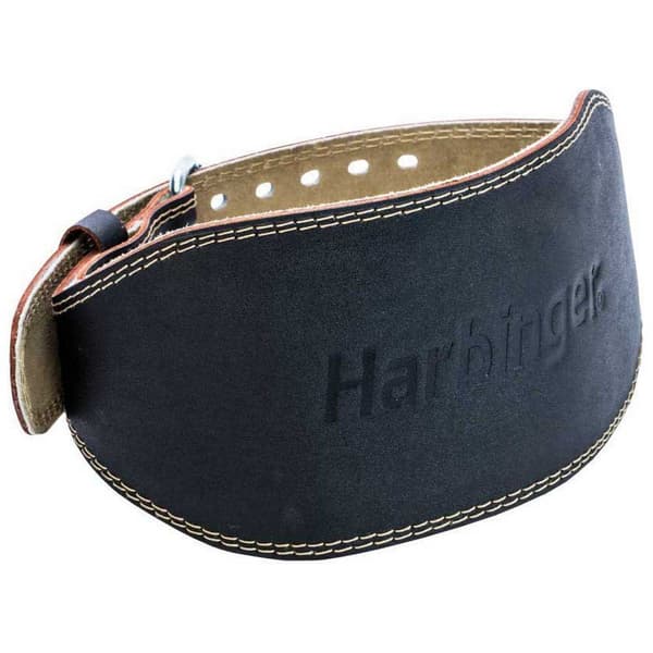 Harbinger Vægtløftende Bælte 6´´ Leather Sort S