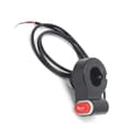 Miniatyrbild 2 av 8: Motorcykelstyre-omkopplare Horn Power Start-knapp Universal för 22mm/0,9in styre