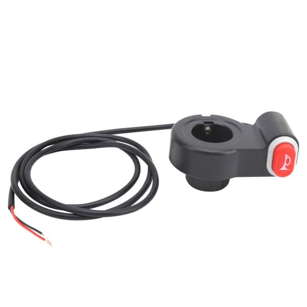 Motorcykelstyre-omkopplare Horn Power Start-knapp Universal för 22mm/0,9in styre