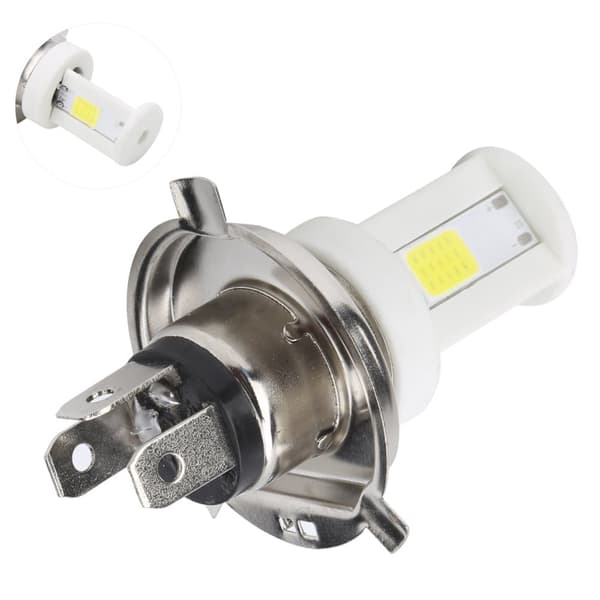 H4 LED Motorcykel Strålkastare Glödlampa Helljus/halvljus vitt ljus 1080LM 6500K Motorcykel framlampa 9-12W