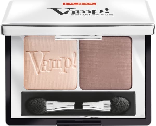 Pupa Vamp! Compact Duo Eyeshadow doble øyenskygger 005 Melkesjokolade 2,2g