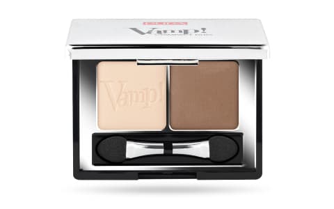 Pupa Vamp! Compact Duo Eyeshadow doble øyenskygger 005 Melkesjokolade 2,2g