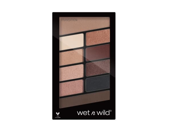 wet n wild Color Icon 10 Pan Palette, Savuinen, Tasoittava, Ihonväri, 757A, Nude Awakening, 10 väriä, Matta, Satiini