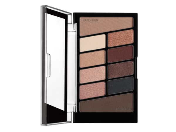 wet n wild Color Icon 10 Pan Palette, Savuinen, Tasoittava, Ihonväri, 757A, Nude Awakening, 10 väriä, Matta, Satiini