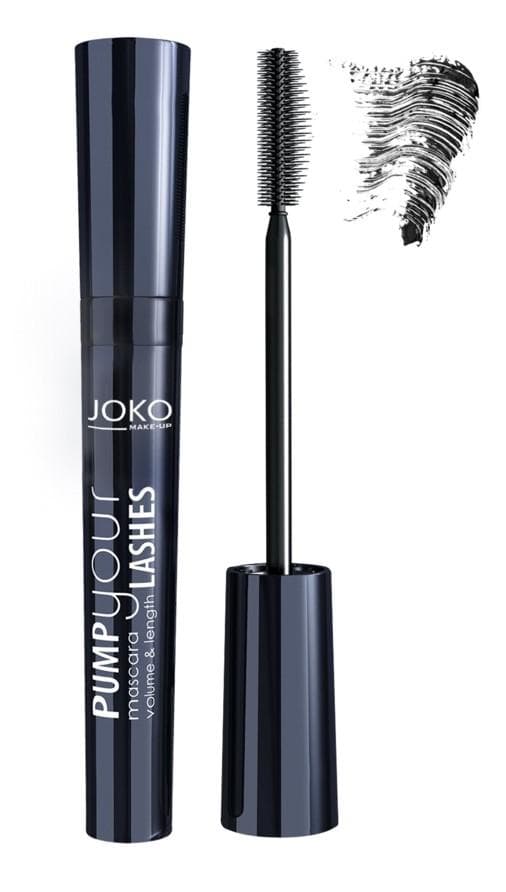 JOKO_Make-Up Pump Your Lashes Mascara Volume&Lenght tusz do rzęs pogrubiająco-wydłużający Black 9ml