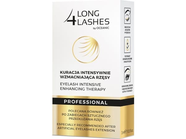 Lange 4 vipper Intensivt styrkende øyevippebehandling 3ml
