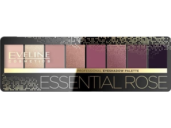 Eveline Eveline Eyeshadow Professional Palette Zestaw cieni do powiek 05 Essential Rose (8) 9.6g