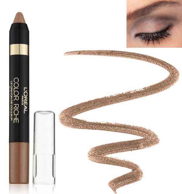 L Orea Riche Le Crayon Eyeliner & Eyeshadow-06Delicate Beige