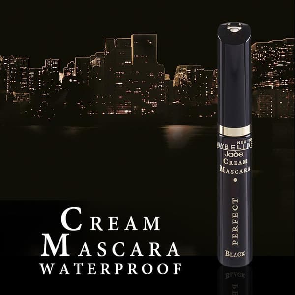 Maybelline Jade Cream Waterproof Mascara - Perfect Black