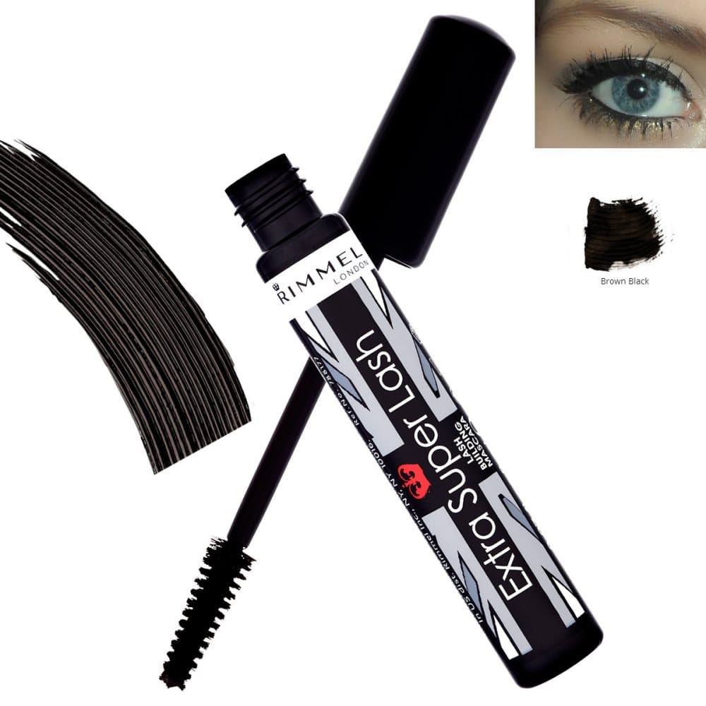 Rimmel Extra Super Lash Lash Building Mascara-Brown Black