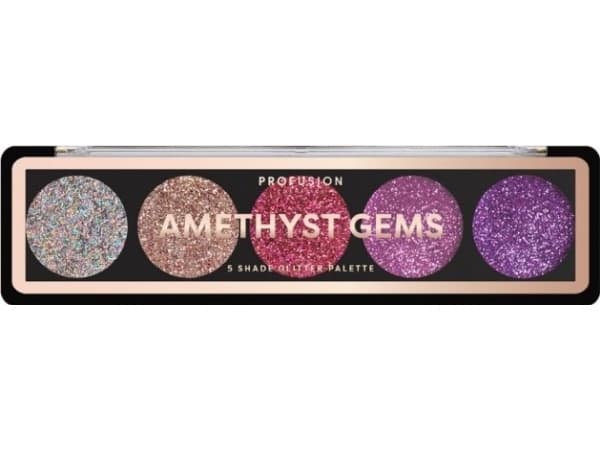 PROFUSION_Eyeshadow Palette 5 eyeshadows Amethyst Gems