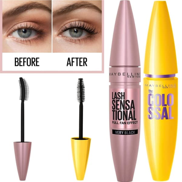 Maybelline New York Mascara Long Curling Eyelashes