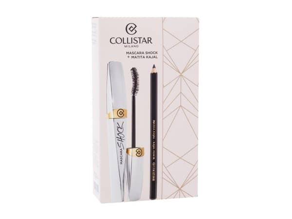 COLLISTAR SET (MASCARA SHOCK 8ML+ PENCIL KAJAL BLACK 1,2ML)