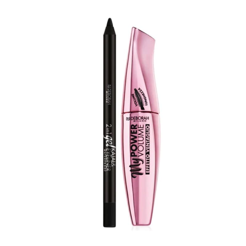 Ögonsmink Deborah Eyeliner Svart (2 pcs)