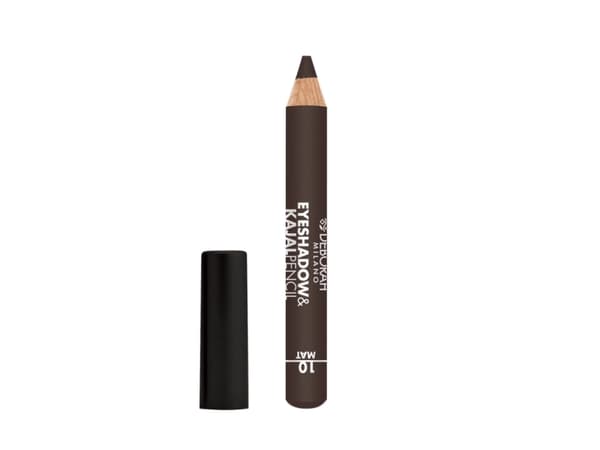 deborah Deborah, Deborah, Blending, Matt, Eyeshadow & Kajal Eyeliner 2-In-1, 10, Brown, 2 g For Women