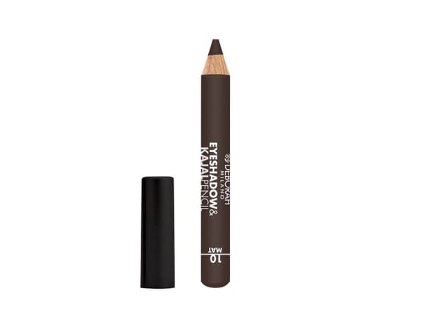 deborah Deborah, Deborah, Blending, Matt, Eyeshadow & Kajal Eyeliner 2-In-1, 10, Brown, 2 g For Women