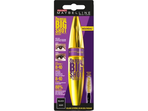 Maybelline Maybelline, The Colossal Big Shot, Volumizing, Mascara, Black, 9.5 ml For Women