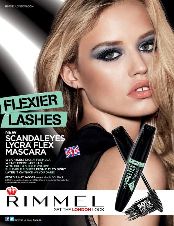 Rimmel London Scandaleyes Lycra Flex Mascara-Black