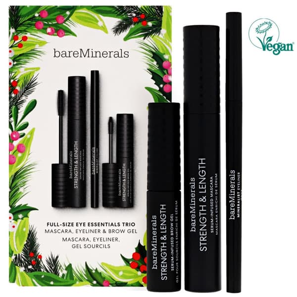BareMinerals EYE ESSENTIAL TRIO-Mascara, Eyeliner, BrowGel