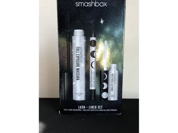 Smashbox Set Smashbox: Photo Finish, Eyelash Primer, 4 ml + Always On, Gel Pencil Eyeliner, Brewed, 1.2 g + Full Exposure, Waterproof, Volumizing, Ma