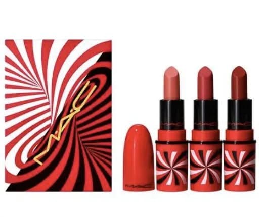 MAC Tiny Tricks Set MAC: Mini, Matte, Cream Lipstick, Awe-Spicious, 1.8, g *Miniature + Mini, Matte, Cream Lipstick, Snappy-Go-Lucky, 1.8, g *Miniatu