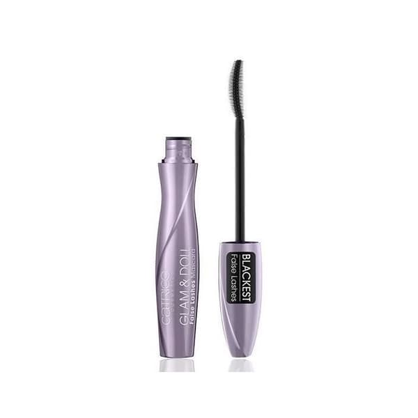 Mascara - Catrice - Glam &amp; Doll - Lösögonfranseffekt - Böjd borste - Ultrasvart konsistens