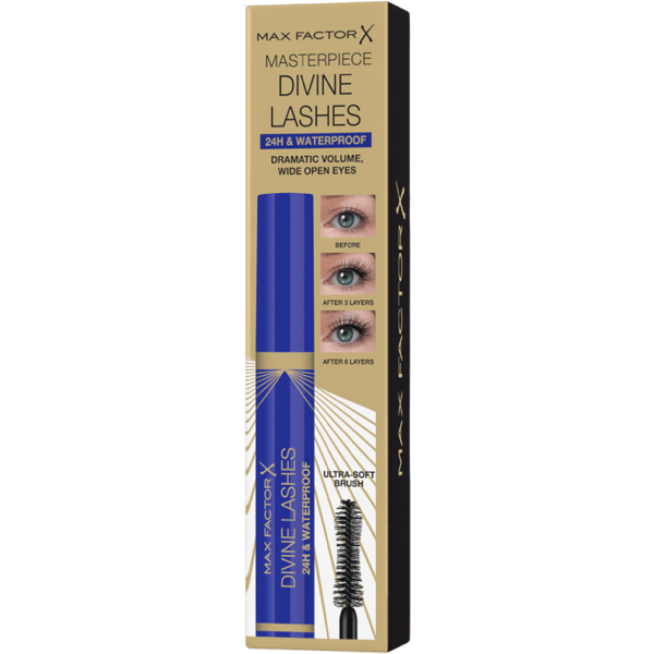 Max Factor Divine Lashes Waterproof 003 Black - Mascara