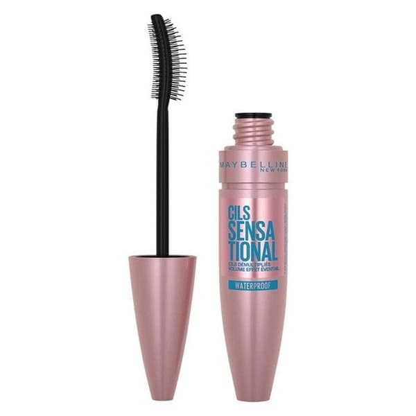 Mascara - GEMEY MAYBELLINE - Lash Sensational Waterproof - Förlängda och voluminösa ögonfransar - Känsliga ögon