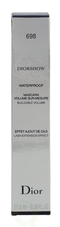 Miniatyrbilde 4 av 4: Christian Dior Dior Dior show Waterproof Buildable Volume Mascara 11,5 ml #698 Chatwalk Brown