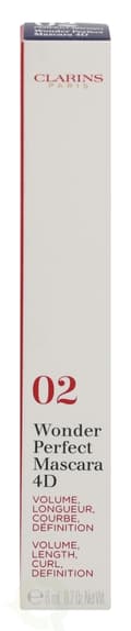 Miniatyrbillede 4 af 4: Clarins Wonder Perfect 4D Mascara 8 ml #02 Perfect Brown