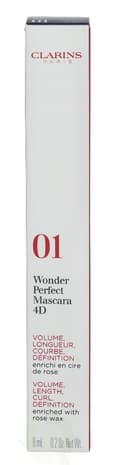 Miniatyrbilde 4 av 4: Clarins Wonder Perfect 4D Mascara 8 ml #01 Perfect Black