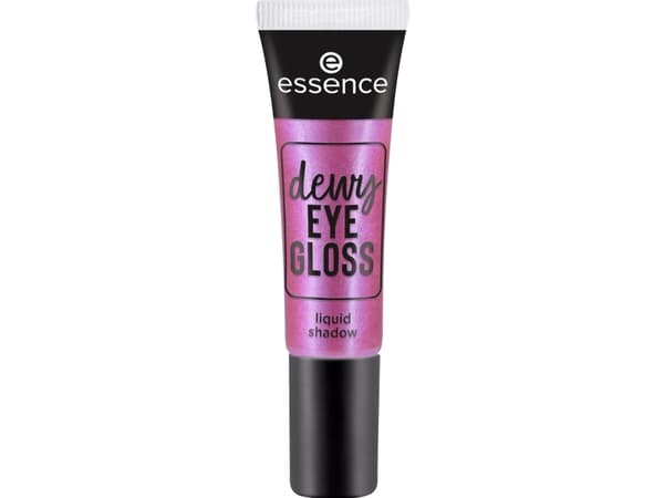 Essence Dewy Eye Gloss, Væske, Glitter, Rosa, Galaxy Gleam, 1 farger, Glitter, Blank, Luminous