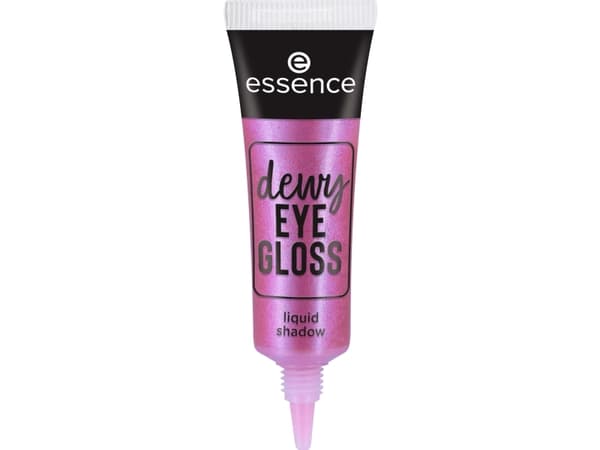 Essence Dewy Eye Gloss, Væske, Glitter, Rosa, Galaxy Gleam, 1 farger, Glitter, Blank, Luminous