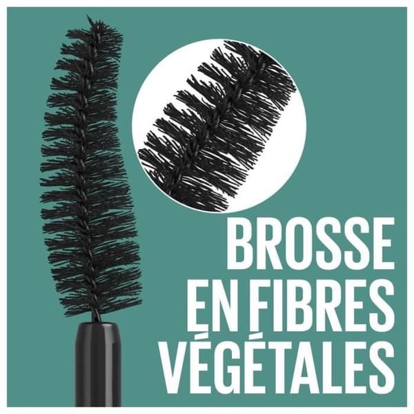 MAYBELLINE New York Foam Mascara Green Edition Mega - 03 Brunsvart