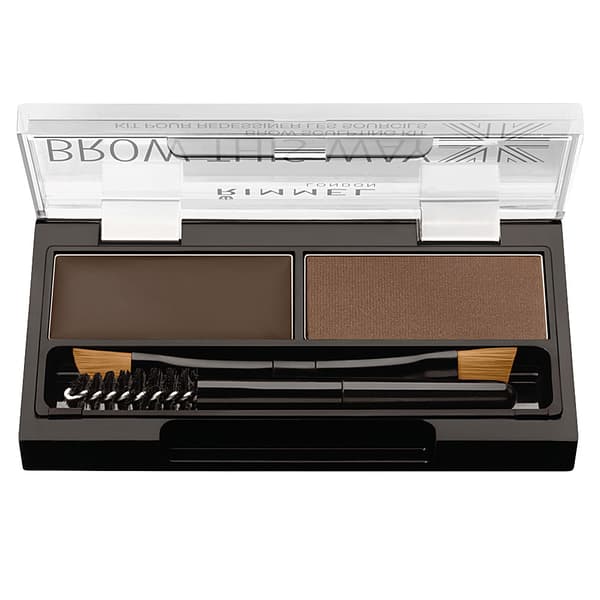 RIMMEL LONDON BROW THIS WAY eyebrow sculpting kit #003-dark brown